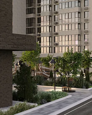 Благоустроенная территория